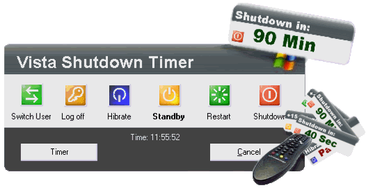 Vista Shutdown Timer 