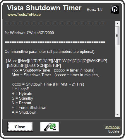 Vista Time Central Servers